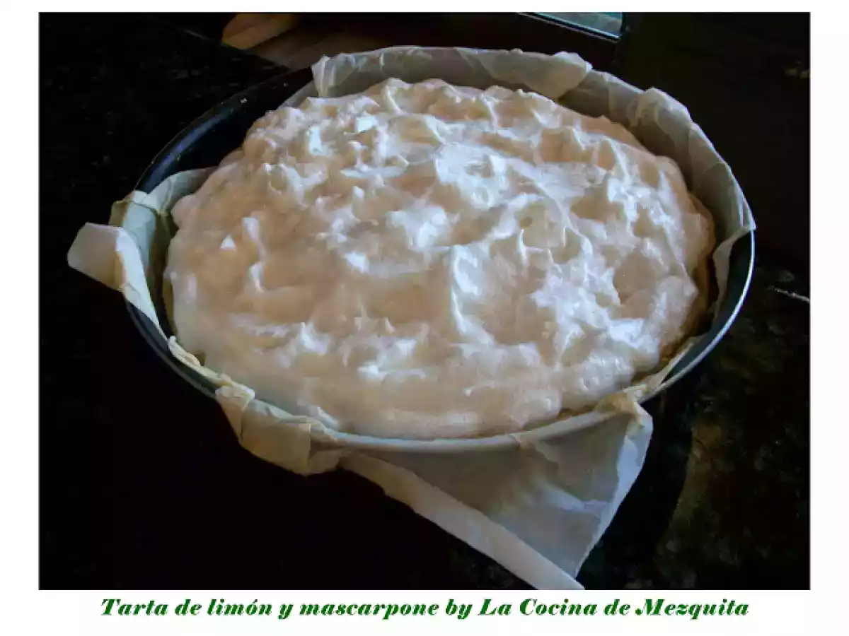Tarta de limón y mascarpone al horno - foto 13