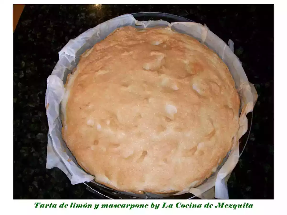 Tarta de limón y mascarpone al horno - foto 14