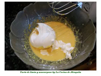 Tarta de limón y mascarpone al horno, foto 5