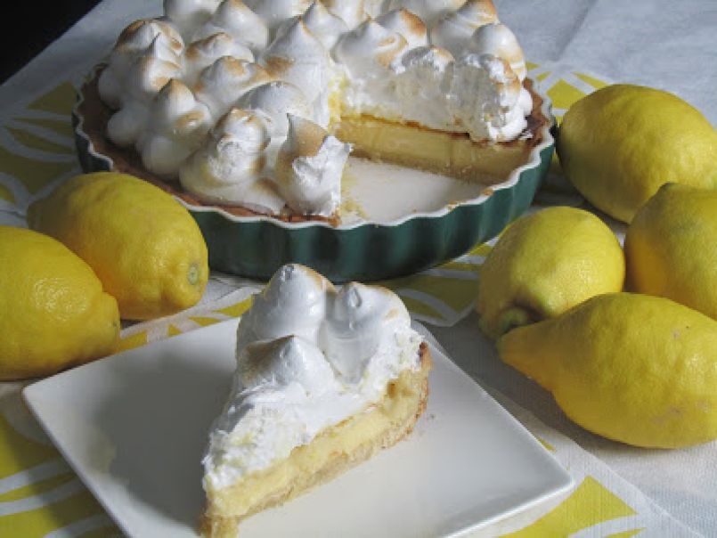 Tarta de limón y merengue italiano casero - foto 5