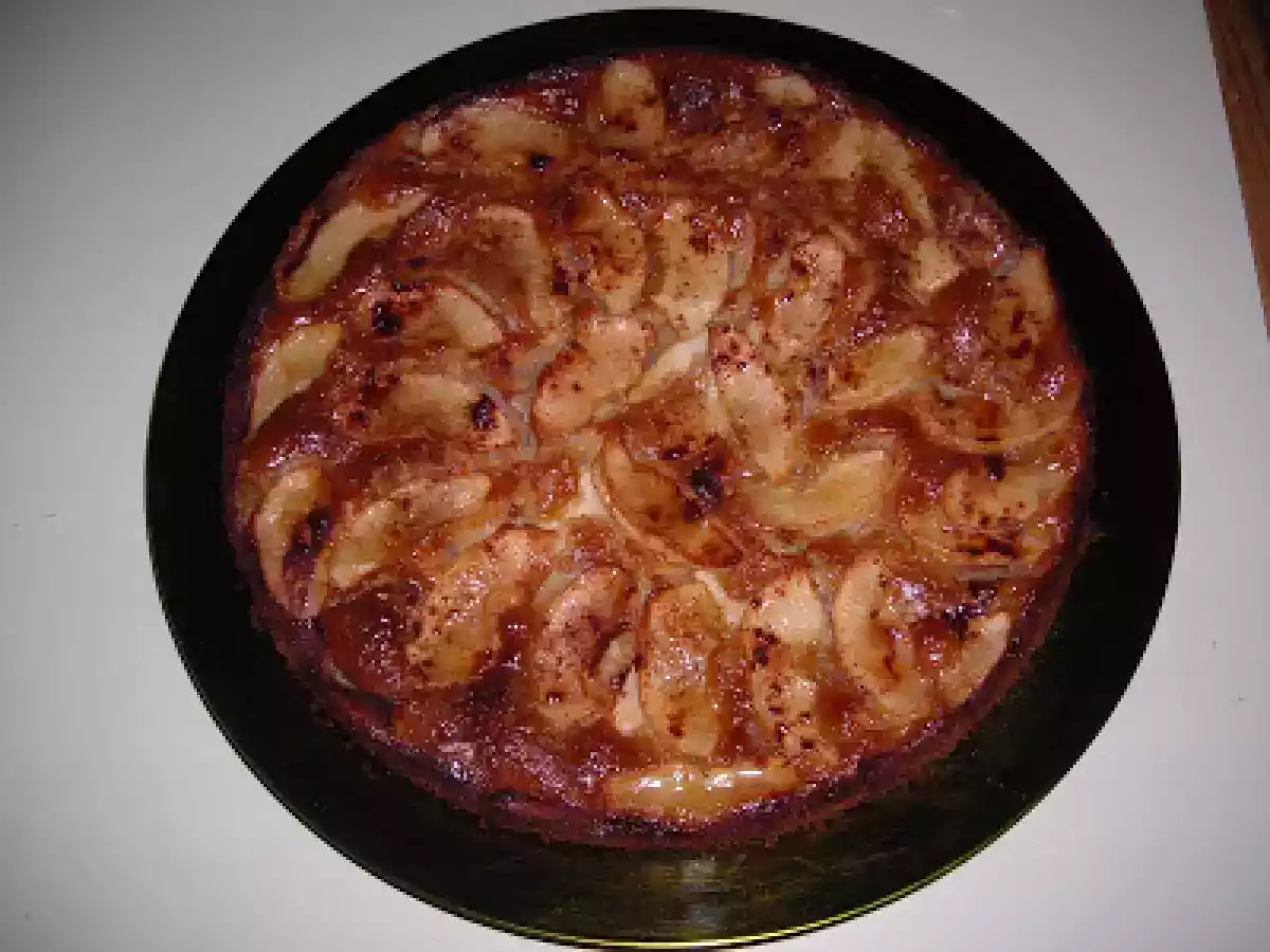Tarta de manzana a la canela con aroma de naranja Canaria