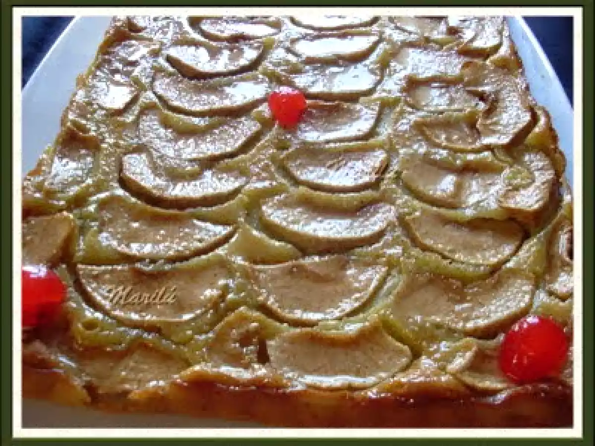TARTA DE MANZANA AL AMARETTO
