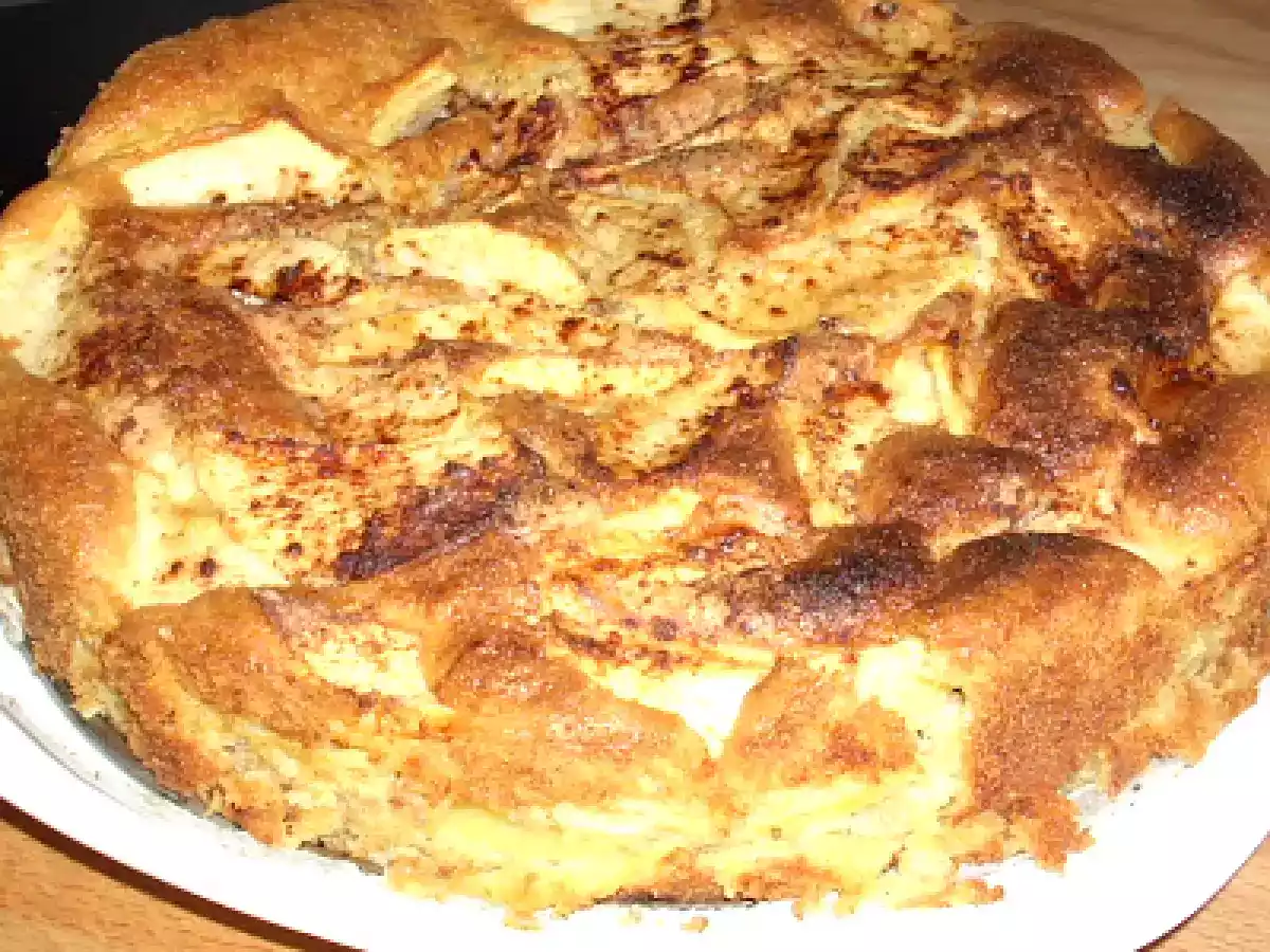 TARTA DE MANZANA AL AROMA DE CANELA Y BRANDY
