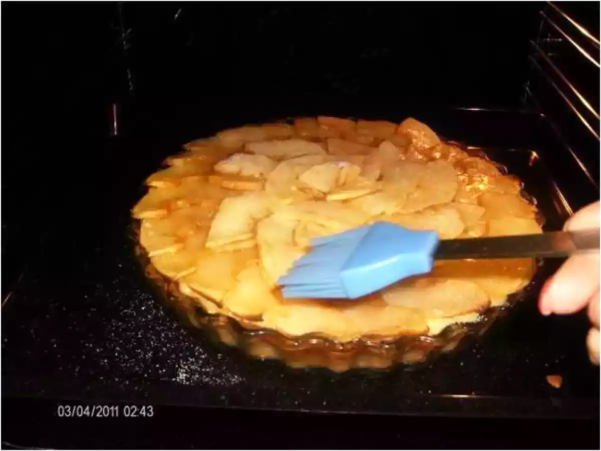 TARTA DE MANZANA CON CREMA DE ALMENDRAS - foto 7