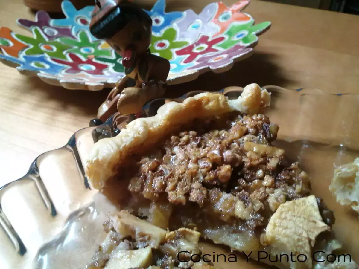 Tarta de Manzana con Crema de Nuez
