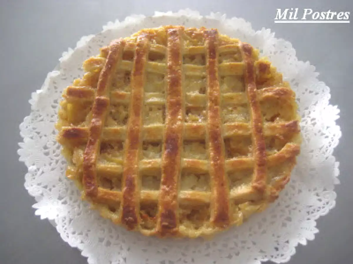 Tarta de manzana con tres especias