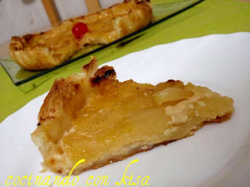 Tarta de Manzana hojaldrada con Crema Pastelera - foto 2