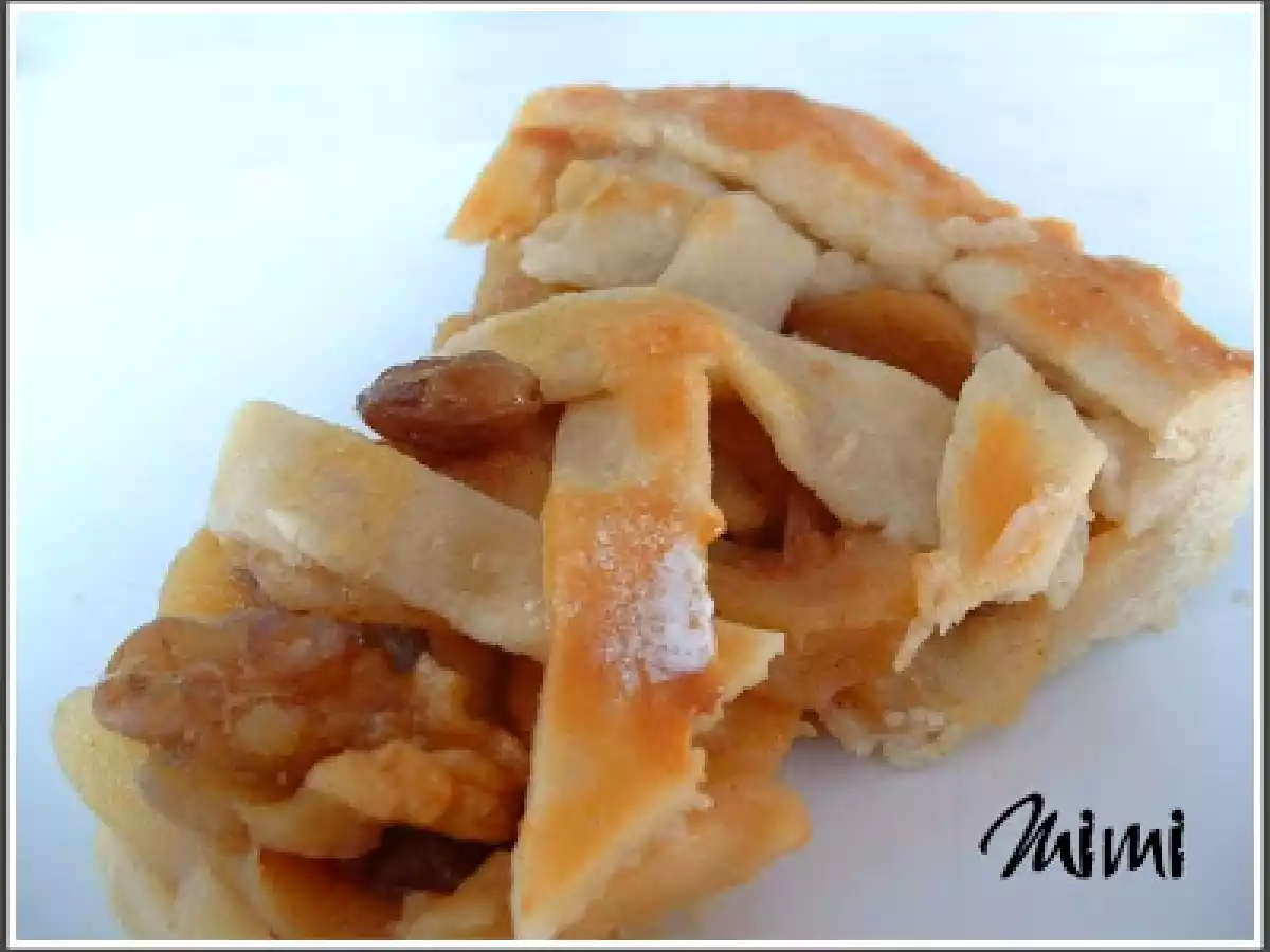 Tarta de Manzana, nueces y pasas(Hollandse Appeltaart met Walnoten en Rozijnen) - foto 2