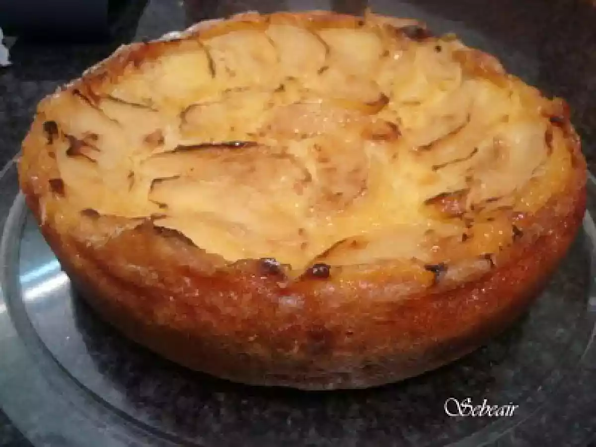 TARTA DE MANZANA SIN BASE (fussioncook y thermomix)