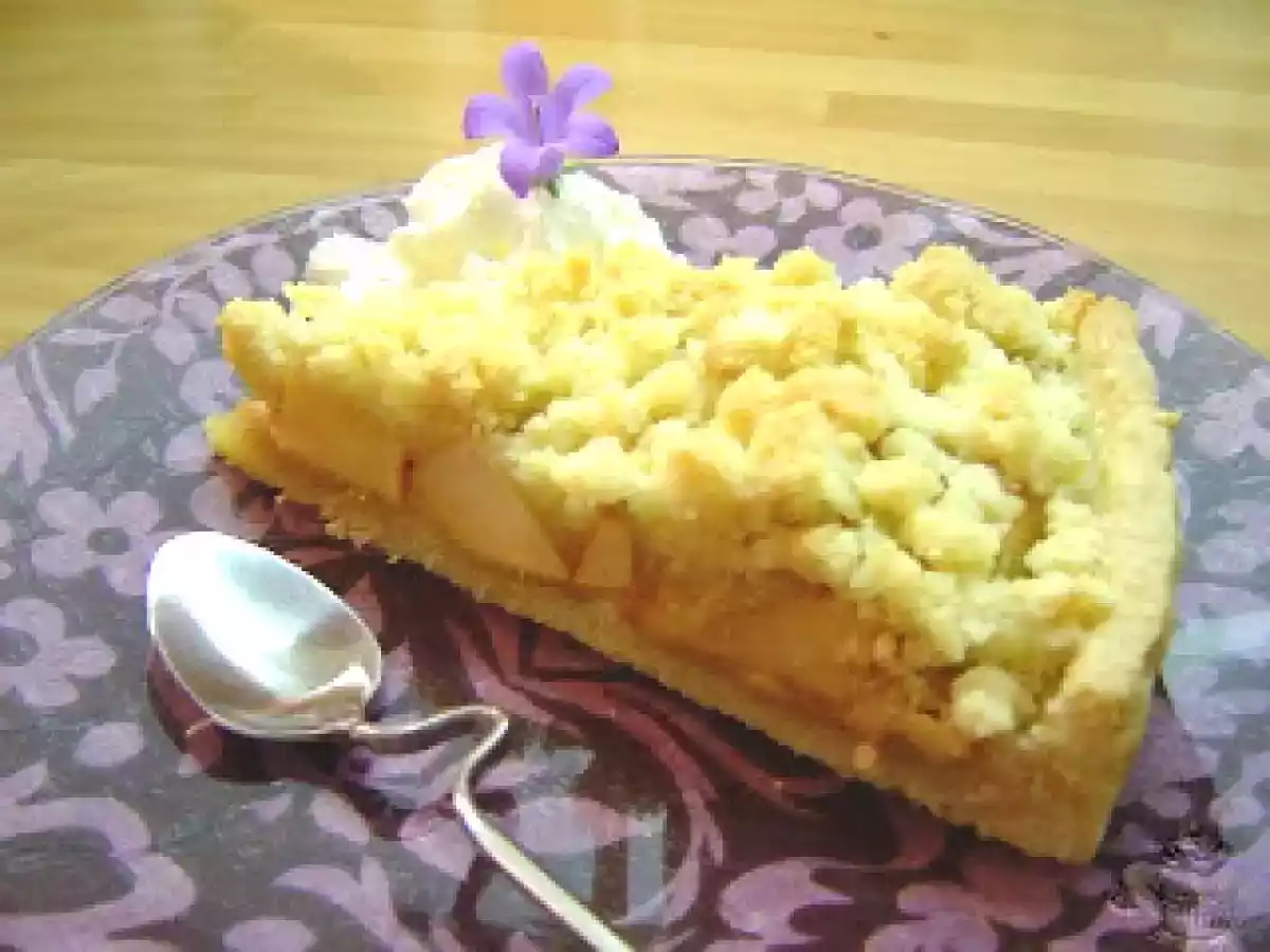 Tarta de manzana Streussel