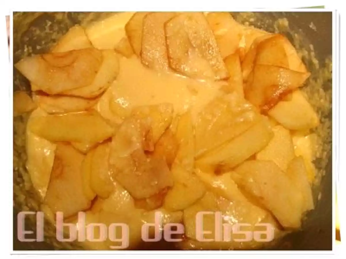 Tarta de manzana y coco