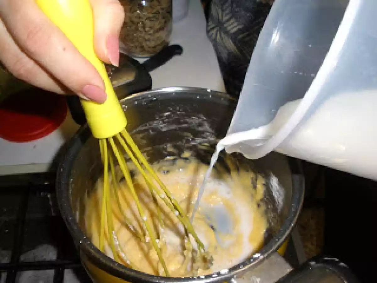 TARTA DE MANZANA Y FRUTAS CON CREMA PASTELERA. - foto 4