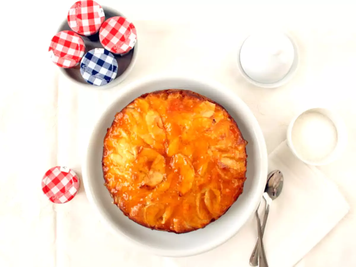 Tarta de manzana y mermelada de albaricoque - foto 3