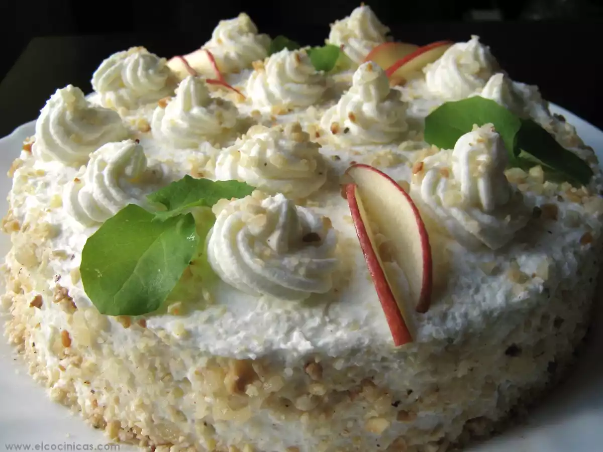 Tarta de manzana y nata - foto 2