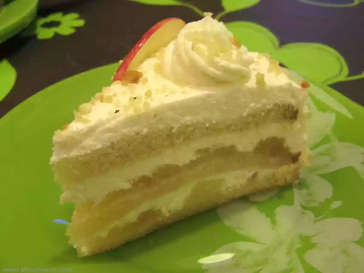 Tarta de manzana y nata - foto 3