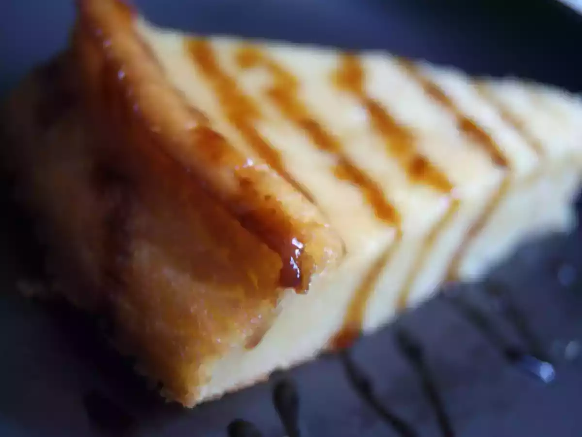 Tarta de manzana y natilla super fácil