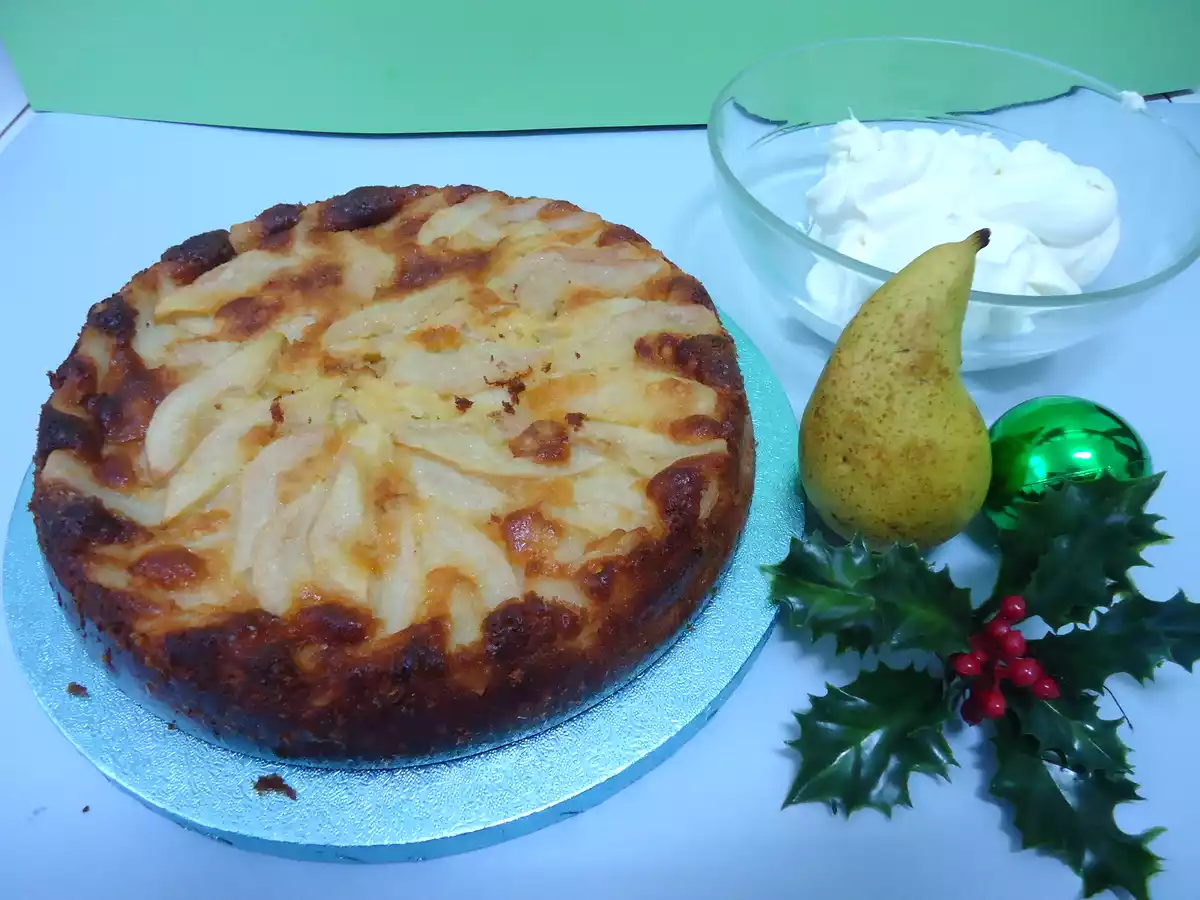 Tarta de manzana y pera (sin azucar)