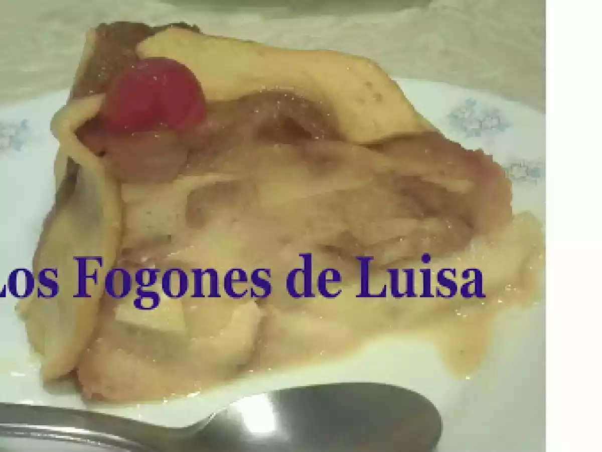 Tarta de manzanas y suizos, sin huevo - foto 2