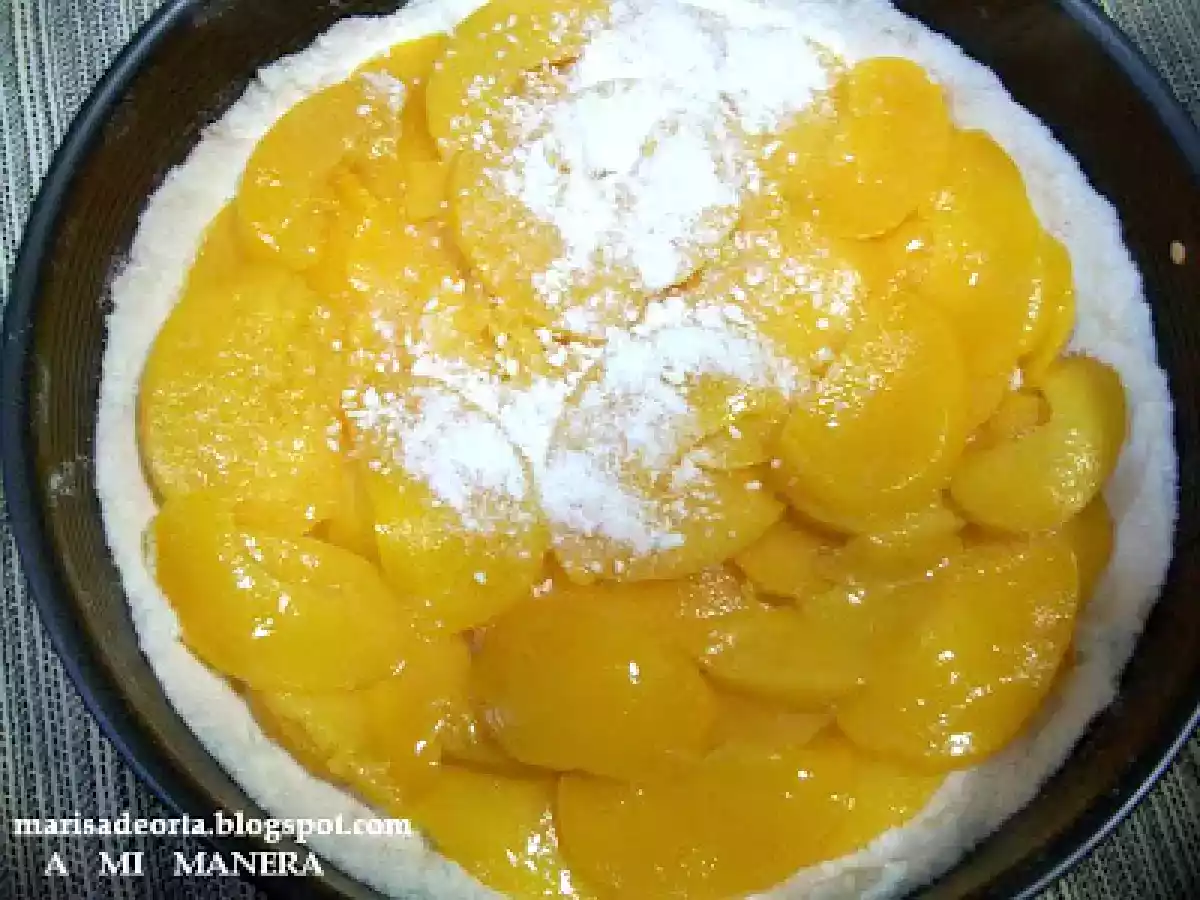 TARTA DE MELOCOTÓN AL ESTILO ALEMÁN - foto 6
