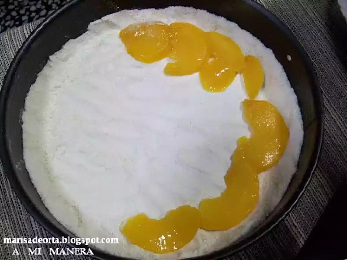 TARTA DE MELOCOTÓN AL ESTILO ALEMÁN - foto 8