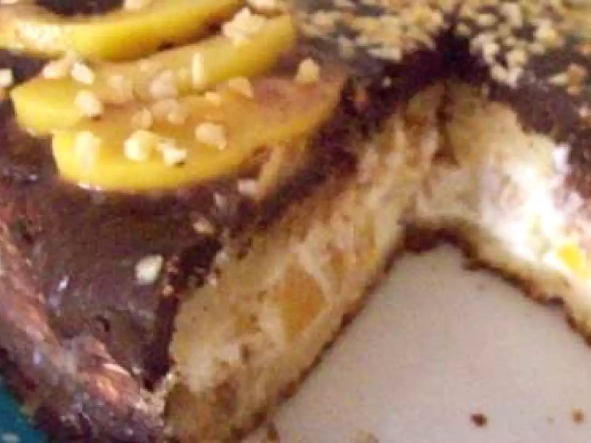 TARTA DE MELOCOTON Y ALMENDRAS - foto 2