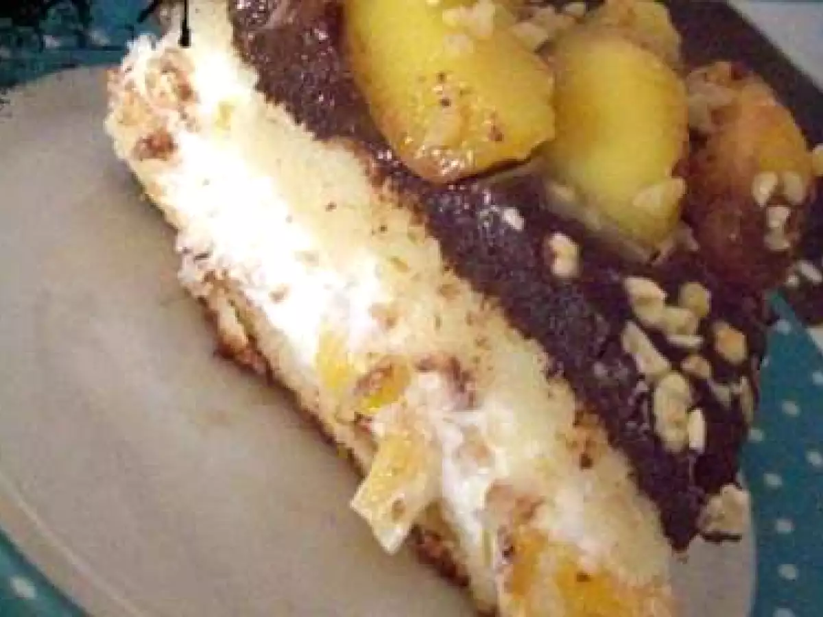 TARTA DE MELOCOTON Y ALMENDRAS - foto 3