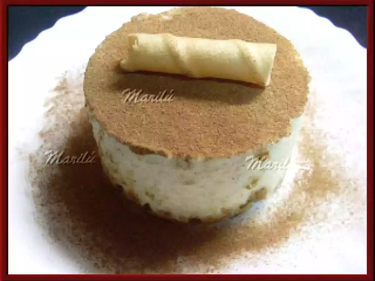 TARTA DE MOUSSE DE ARROZ CON LECHE