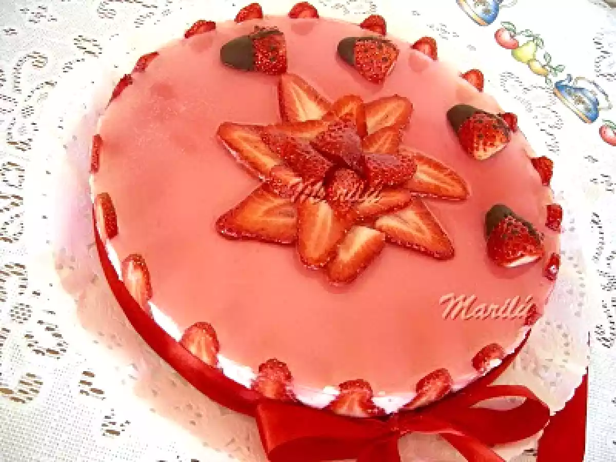 TARTA DE MOUSSE DE FRESA CON YOGUR CASA GRANDE - foto 4