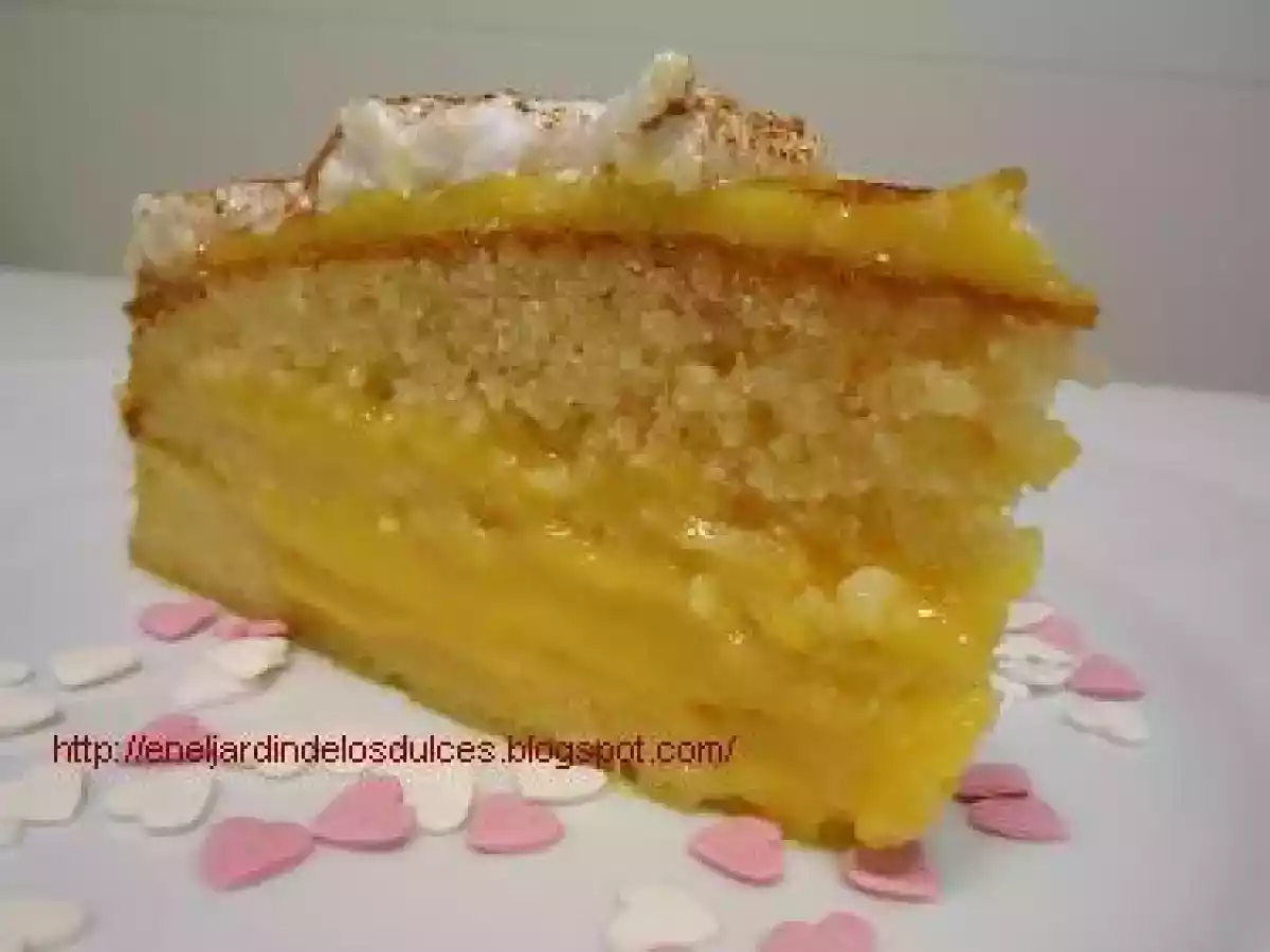 Tarta de naranja, merengue italiano y almendra - foto 2