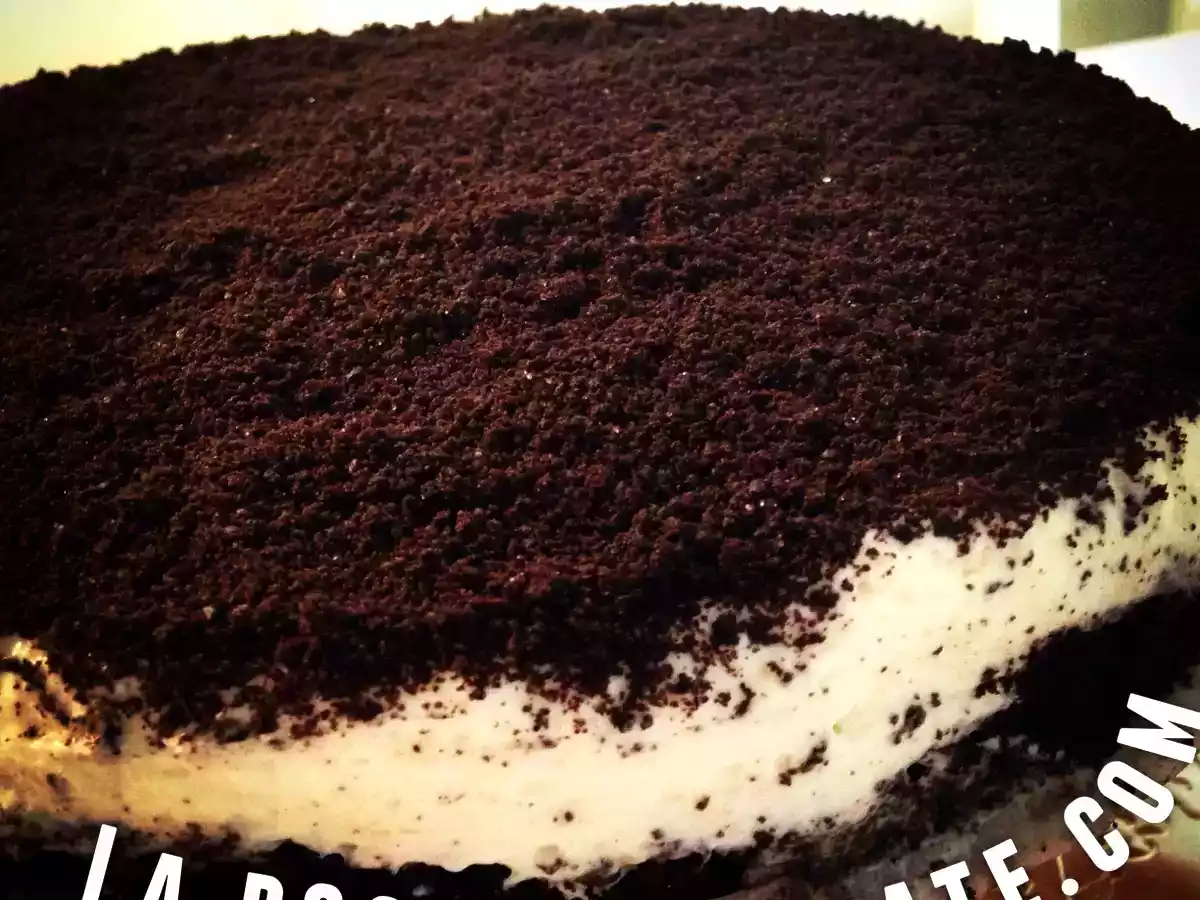 Tarta de nata con galletas Oreo - foto 4