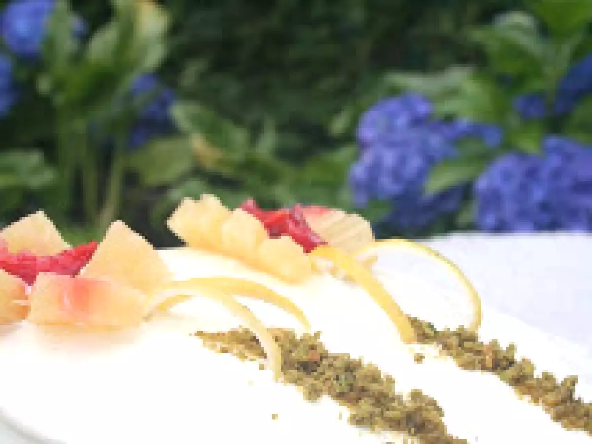 TARTA DE NATA Y PIÑA