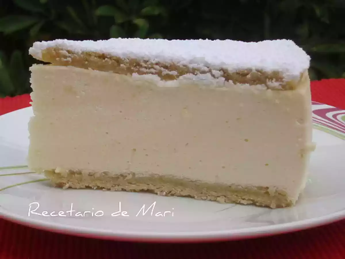 Tarta de nata y queso