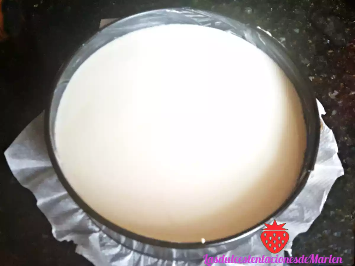 Tarta de Natillas de Coco con Baño de Chocolate - foto 4