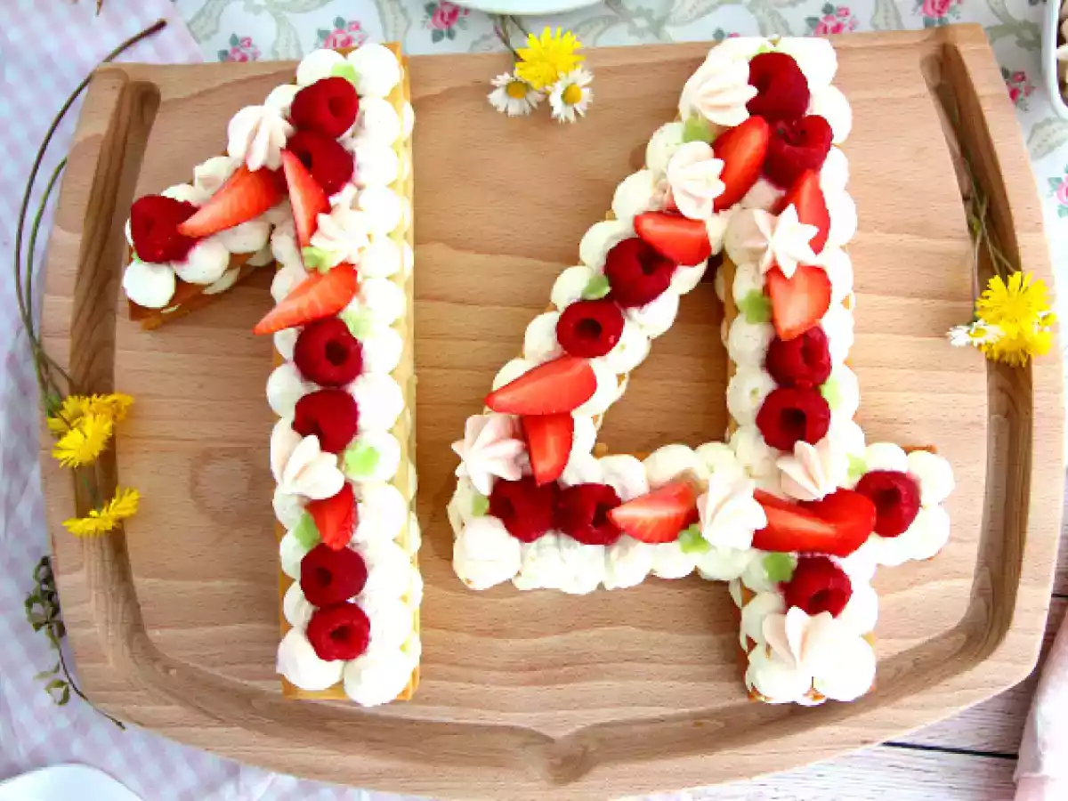 Tarta de números (number cake)