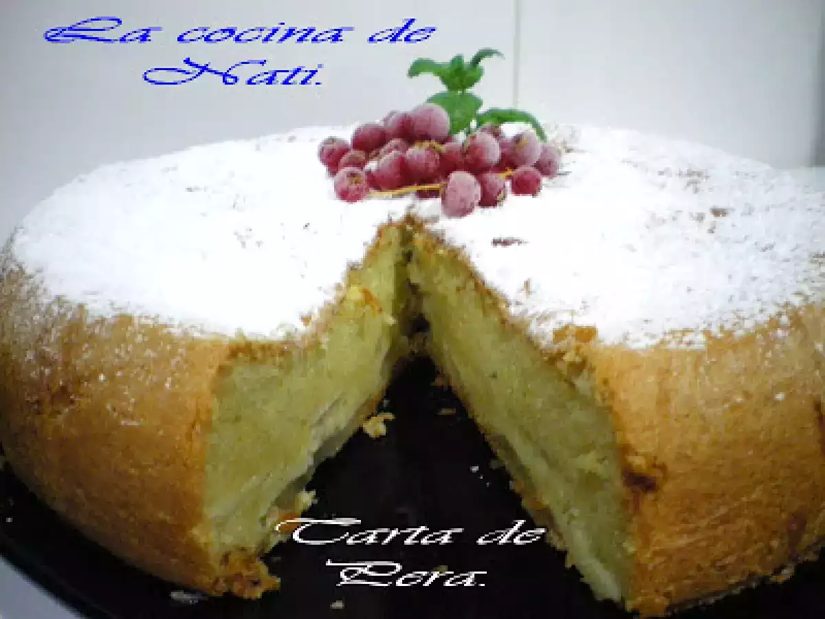 TARTA DE PERA. - foto 2