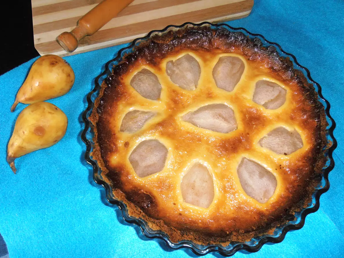 Tarta de peras