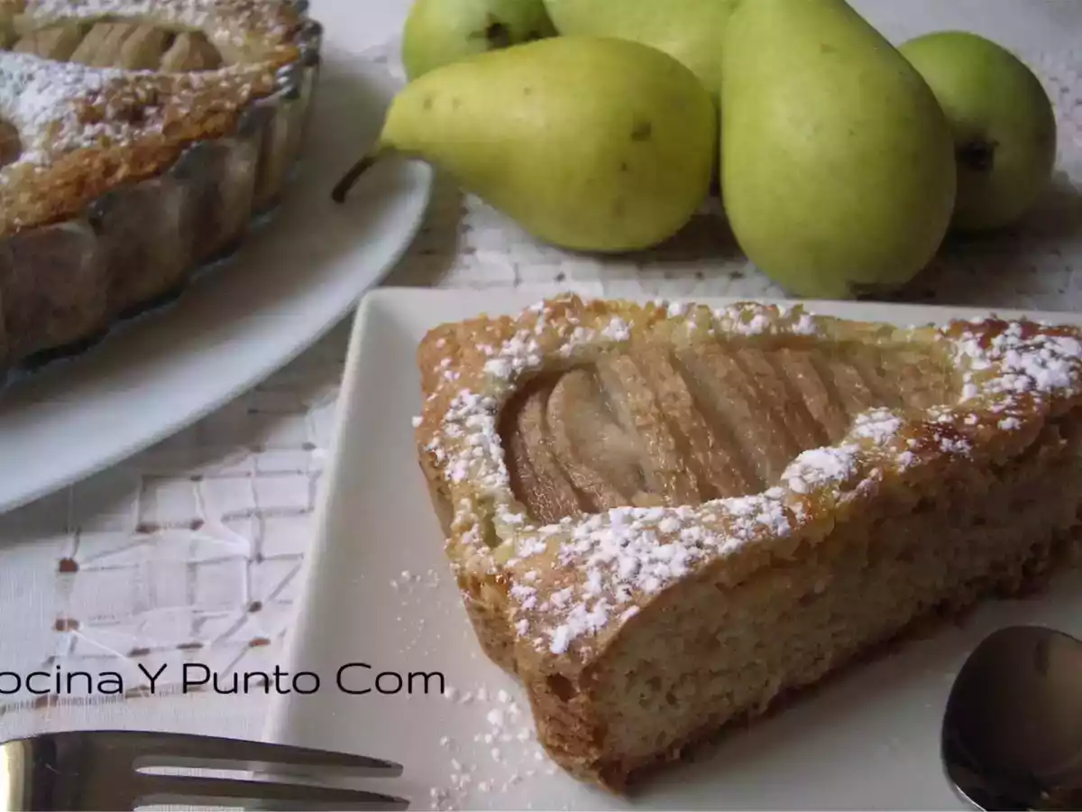 Tarta de Peras con Almendras, sencilla - foto 2