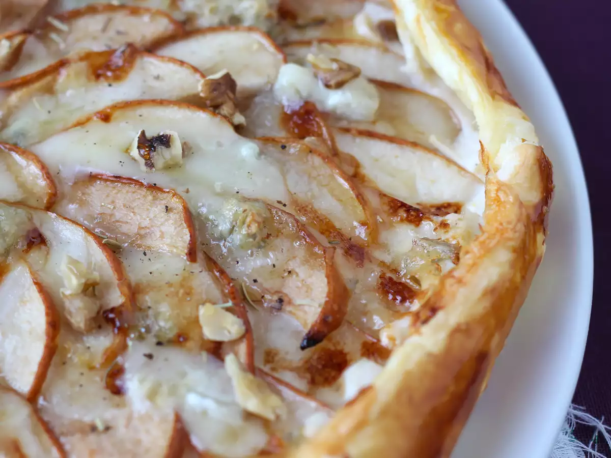 Tarta de peras, gorgonzola y nueces - foto 5