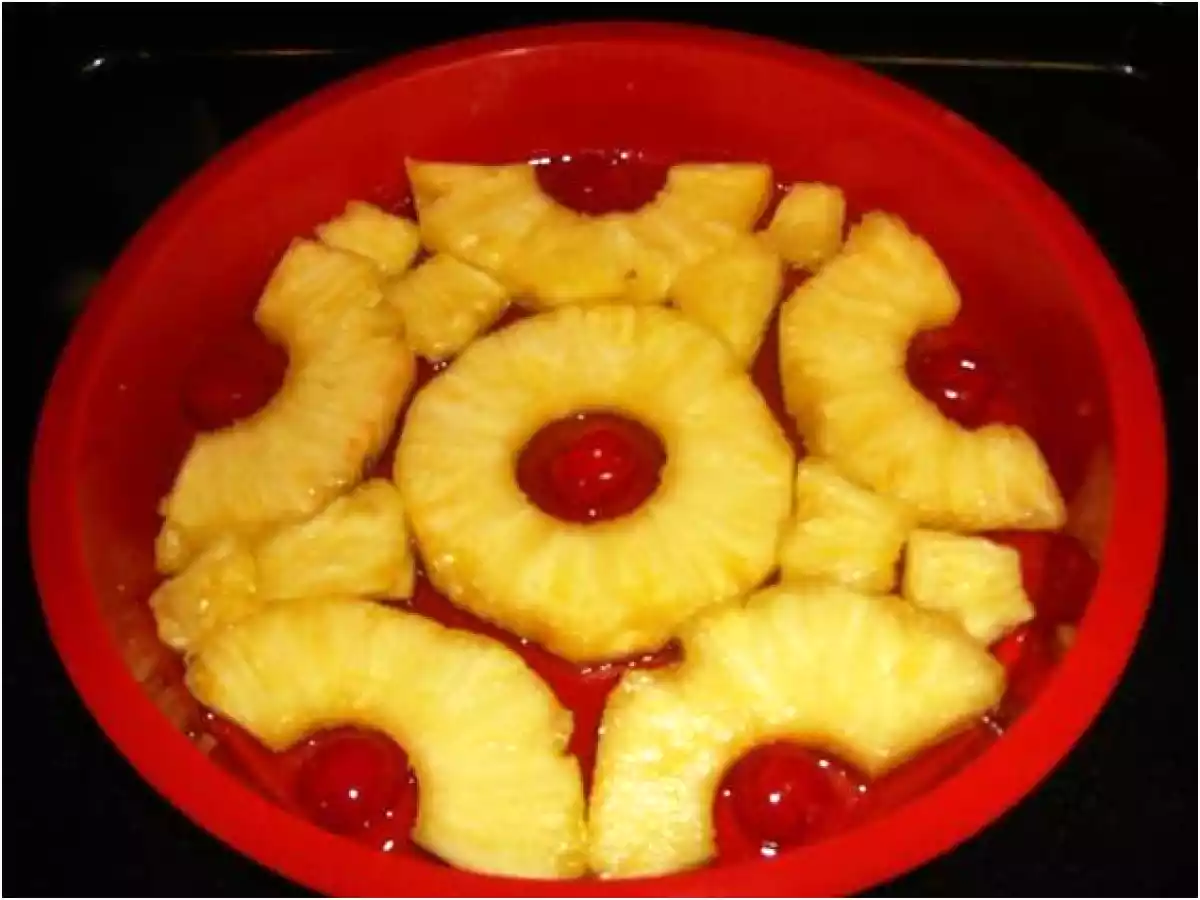 TARTA DE PIÑA AL REVÉS EN THERMOMIX - foto 3