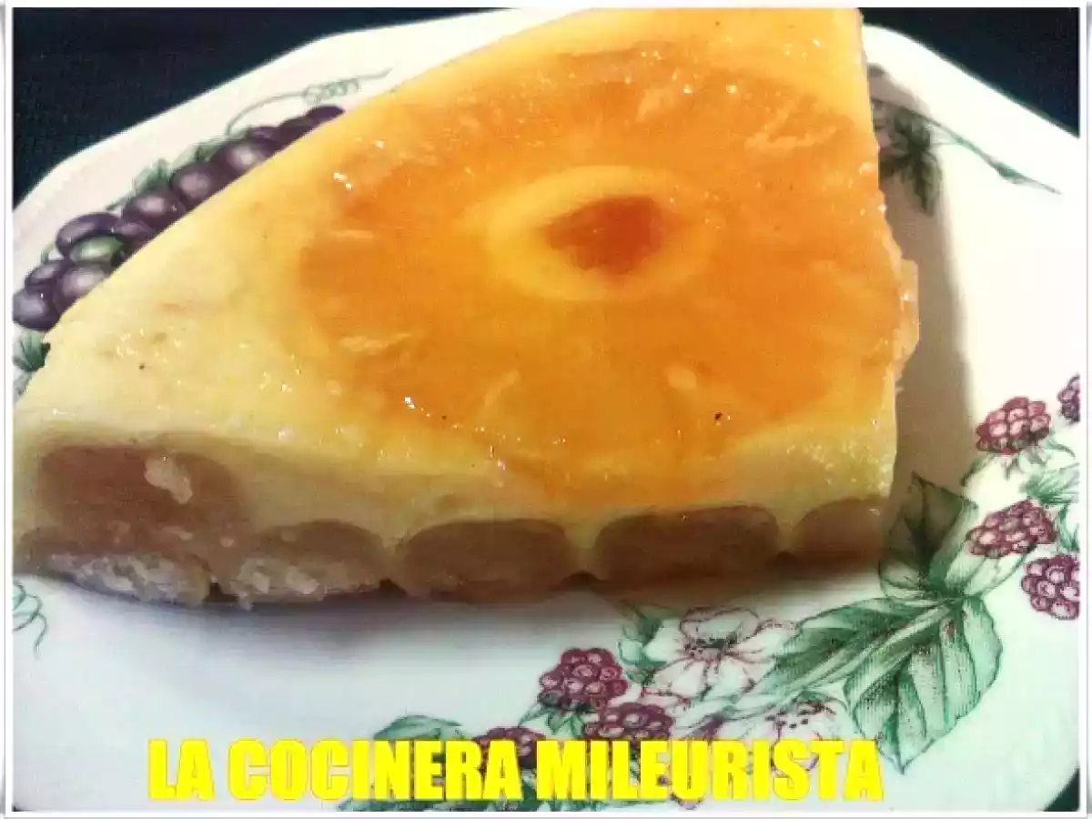 Tarta de piña con bizcochos de soletilla - foto 2