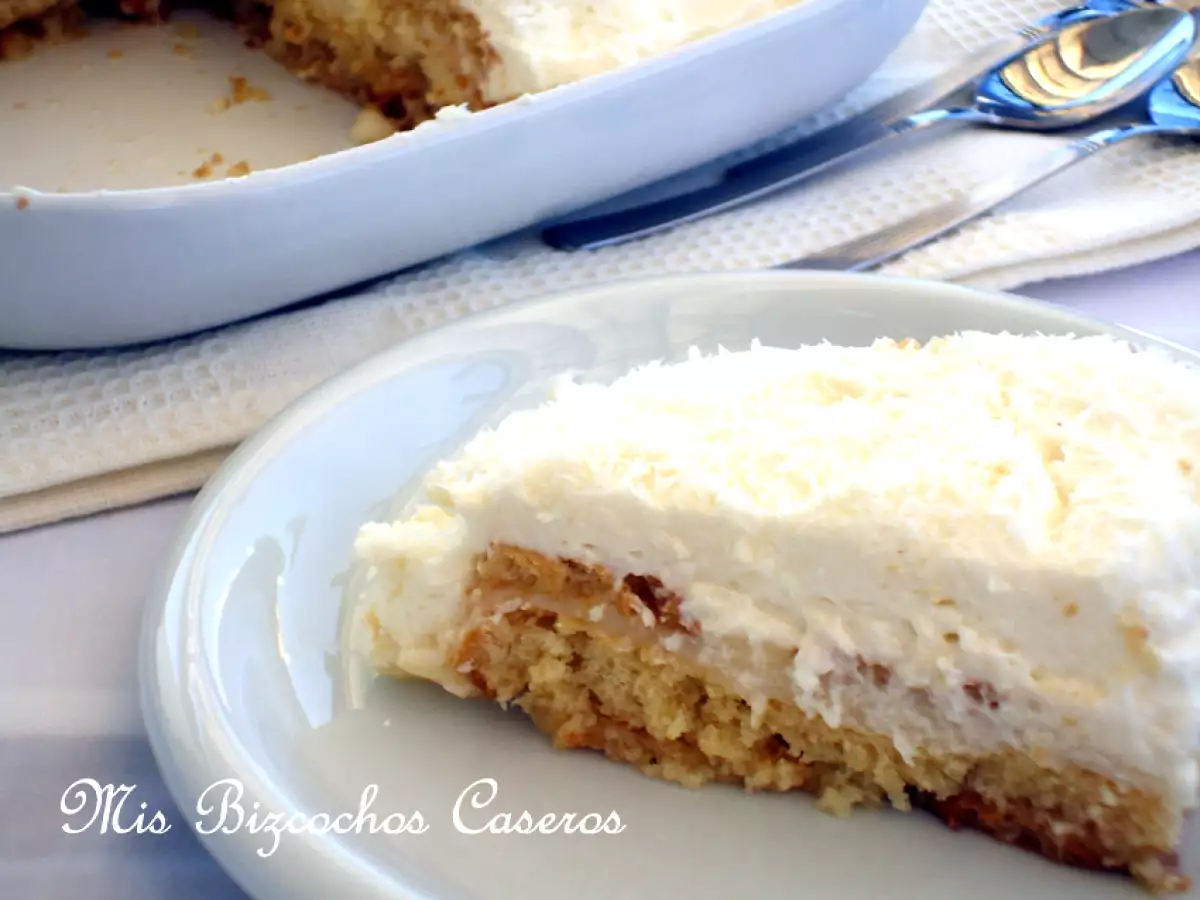 Tarta de piña con nata - foto 2