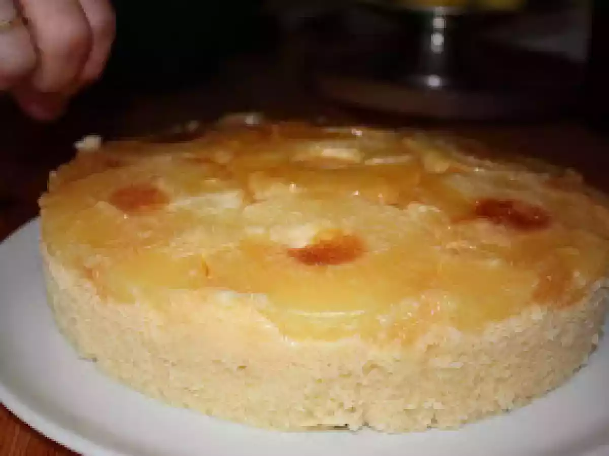 Tarta de piña rápida, fácil y muy resultona (al microondas) receta de mi madre - foto 2