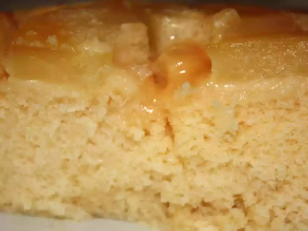 Tarta de piña rápida, fácil y muy resultona (al microondas) receta de mi madre - foto 3