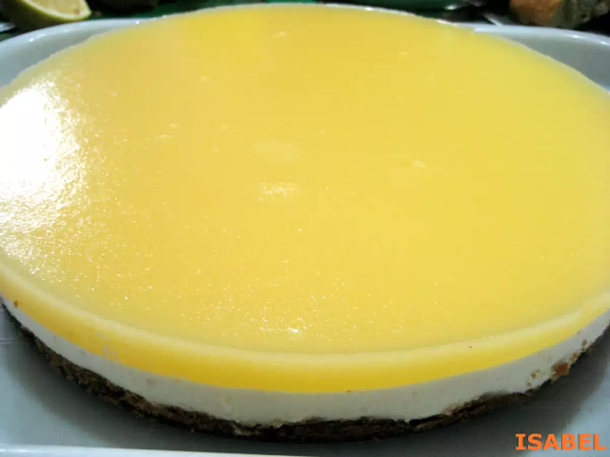 Tarta de piña y coco
