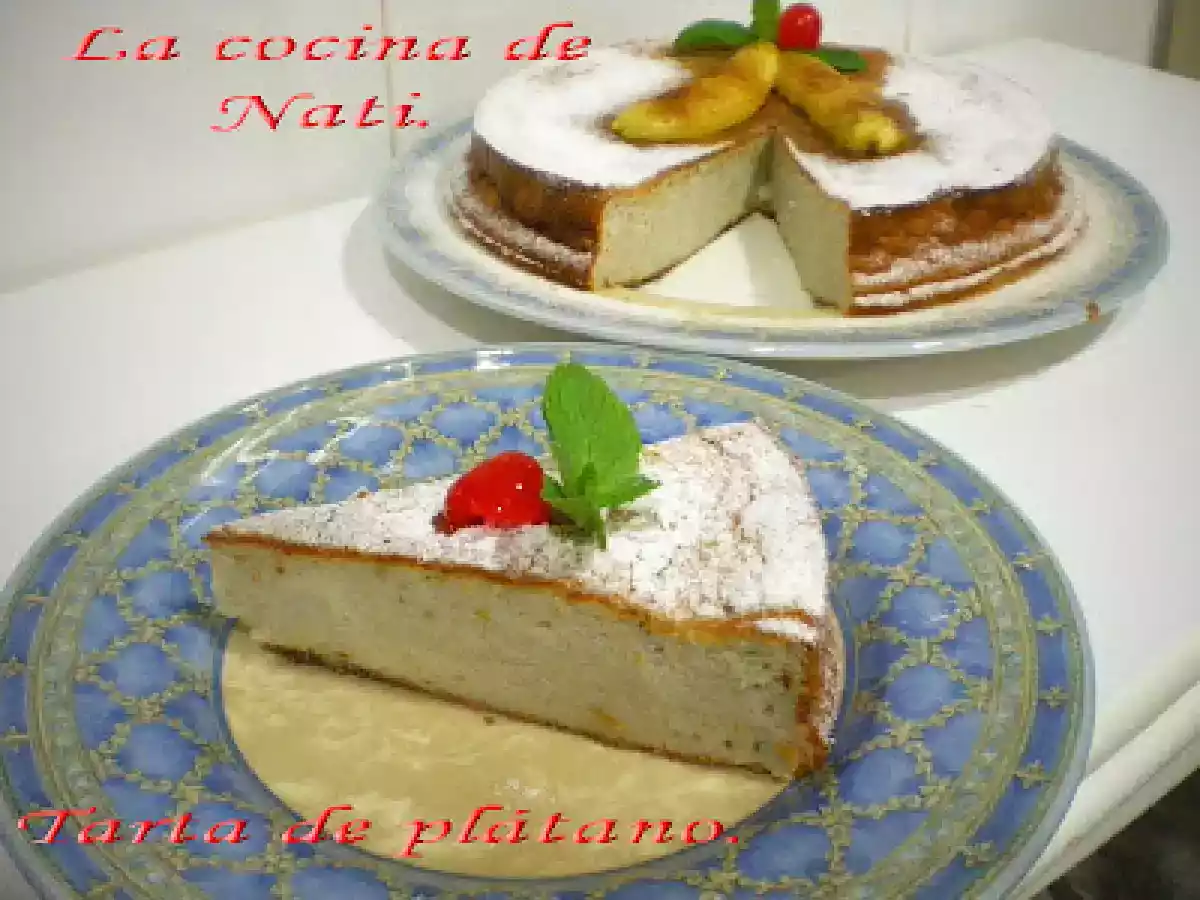 TARTA DE PLÁTANO