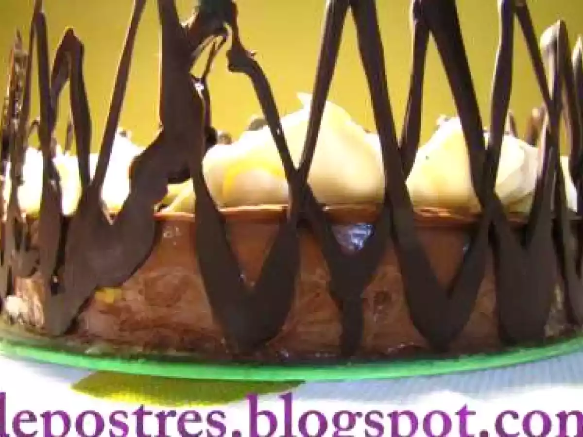 Tarta de profiteroles - foto 3