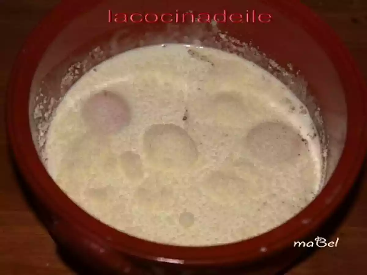 Tarta de puerros y roquefort, con masa de nuez - foto 6