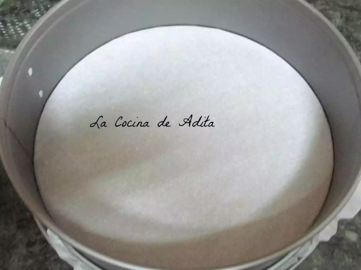 Tarta de queso al horno con mermelada de mango - foto 2