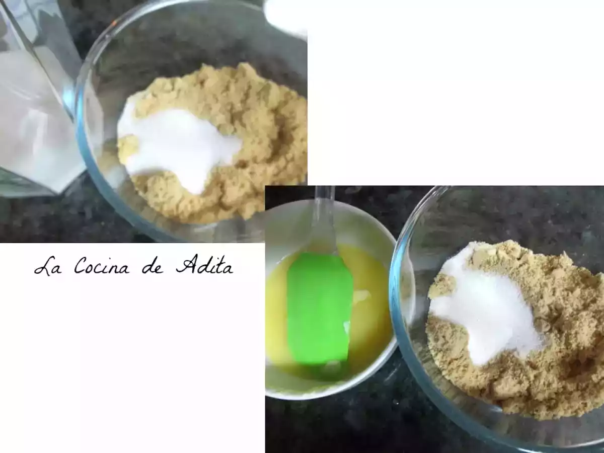 Tarta de queso al horno con mermelada de mango - foto 3