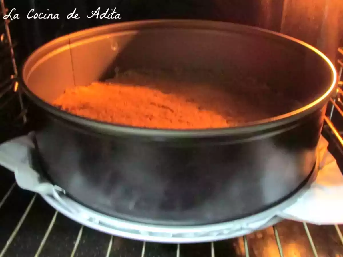 Tarta de queso al horno con mermelada de mango - foto 5